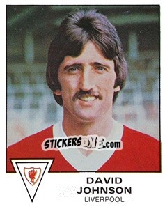 Figurina David Johnson - UK Football 1979-1980 - Panini