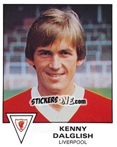 Sticker Kenny Dalglish - UK Football 1979-1980 n. 201 - Panini