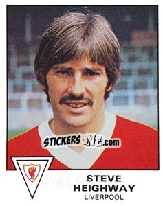 Sticker Steve Heighway - UK Football 1979-1980 - Panini