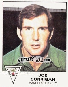 Sticker Joe Corrigan - UK Football 1979-1980 n. 208 - Panini