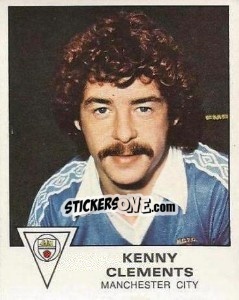 Figurina Kenny Clements - UK Football 1979-1980 - Panini