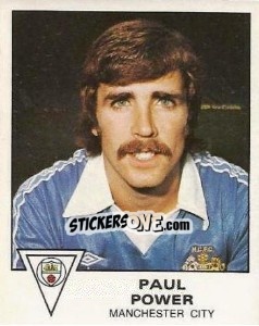 Sticker Paul Power - UK Football 1979-1980 - Panini