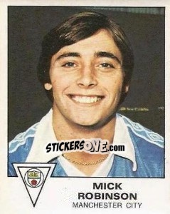 Figurina Mick Robinson - UK Football 1979-1980 - Panini