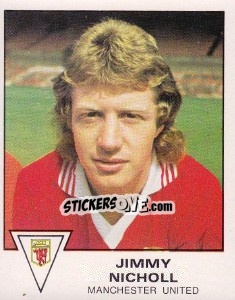 Cromo Jimmy Nicholl - UK Football 1979-1980 - Panini