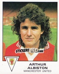 Sticker Arthur Albiston - UK Football 1979-1980 - Panini