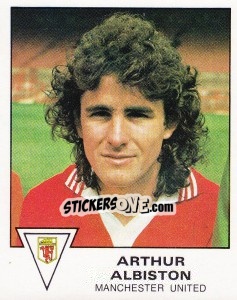 Sticker Arthur Albiston - UK Football 1979-1980 n. 230 - Panini