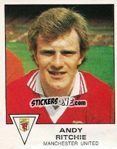 Sticker Andy Ritchie - UK Football 1979-1980 - Panini