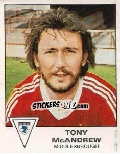 Sticker Tony McAndrew - UK Football 1979-1980 - Panini