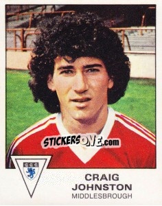 Cromo Craig Johnston - UK Football 1979-1980 - Panini