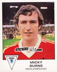 Figurina Micky Burns - UK Football 1979-1980 - Panini