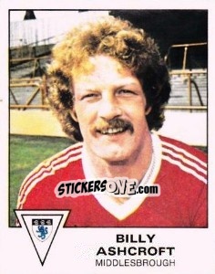 Cromo Billy Ashcroft - UK Football 1979-1980 n. 251 - Panini