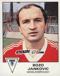 Cromo Bozo Jankovic - UK Football 1979-1980 - Panini