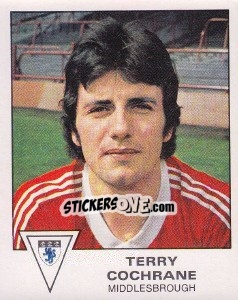 Figurina Terry Cochrane - UK Football 1979-1980 - Panini