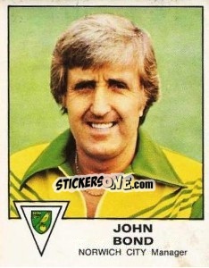 Cromo John Bond - UK Football 1979-1980 - Panini