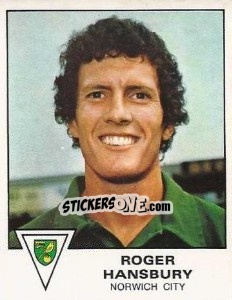 Sticker Roger Hansbury - UK Football 1979-1980 - Panini