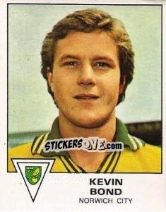 Cromo Kevin Bond - UK Football 1979-1980 - Panini