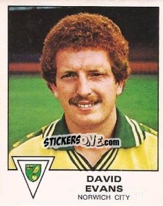 Figurina David Evans - UK Football 1979-1980 n. 264 - Panini