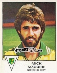 Figurina Mick McGuire - UK Football 1979-1980 - Panini