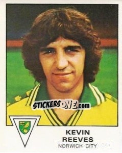 Figurina Kevin Reeves - UK Football 1979-1980 - Panini