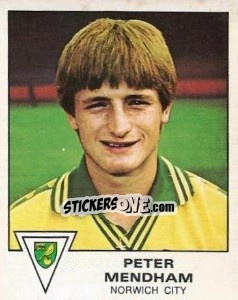 Cromo Peter Mendham - UK Football 1979-1980 - Panini