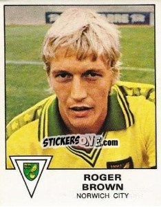 Cromo Roger Brown - UK Football 1979-1980 - Panini