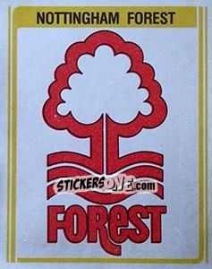 Sticker Nottingham Forest Club Badge - UK Football 1979-1980 n. 273 - Panini
