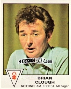 Figurina Brain Clough - UK Football 1979-1980 - Panini