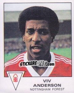 Sticker Viv Anderson - UK Football 1979-1980 - Panini