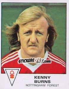 Figurina Kenny Burns - UK Football 1979-1980 - Panini