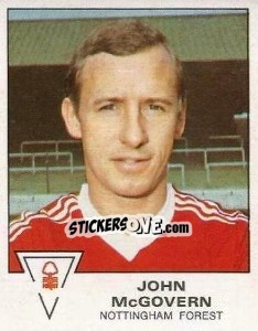 Sticker John McGovern - UK Football 1979-1980 - Panini