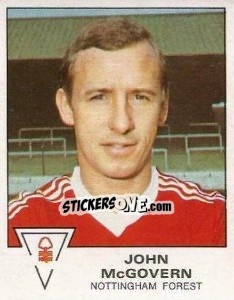 Figurina John McGovern - UK Football 1979-1980 - Panini