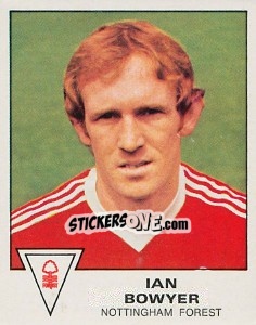Figurina Ian Bowyer - UK Football 1979-1980 - Panini
