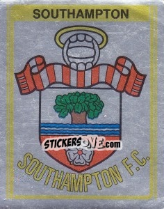 Cromo Southampton Club Badge - UK Football 1979-1980 - Panini