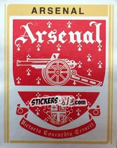 Sticker Arsenal Club Badge - UK Football 1979-1980 n. 1 - Panini