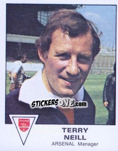 Sticker Terry Neill - UK Football 1979-1980 n. 3 - Panini