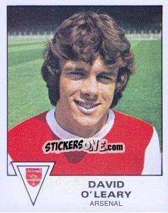 Cromo David O'Leary - UK Football 1979-1980 - Panini