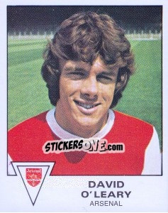 Sticker David O'Leary - UK Football 1979-1980 n. 6 - Panini