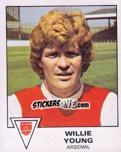 Sticker Willie Young - UK Football 1979-1980 n. 9 - Panini