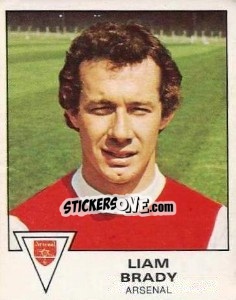Cromo Liam Brady - UK Football 1979-1980 - Panini