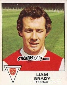 Sticker Liam Brady - UK Football 1979-1980 n. 13 - Panini