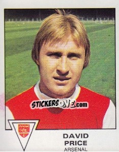 Sticker David Price - UK Football 1979-1980 - Panini