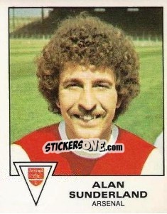 Sticker Alan Sunderland - UK Football 1979-1980 n. 16 - Panini