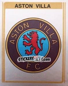 Sticker Aston Villa Club Badge - UK Football 1979-1980 n. 18 - Panini