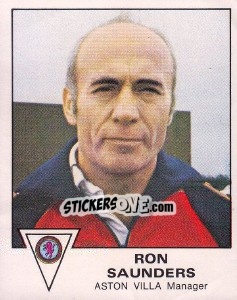 Sticker Ron Saunders - UK Football 1979-1980 n. 20 - Panini