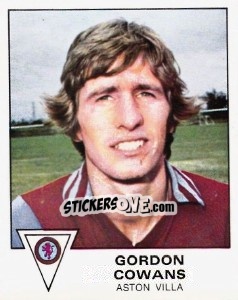 Sticker Gordon Cowans - UK Football 1979-1980 n. 26 - Panini