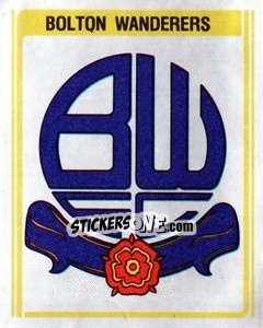 Sticker Bolton Wanderers Club Badge - UK Football 1979-1980 n. 35 - Panini