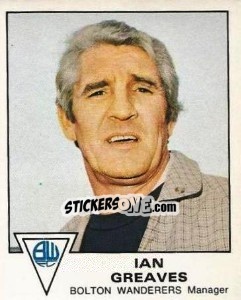 Figurina Ian Greaves - UK Football 1979-1980 - Panini