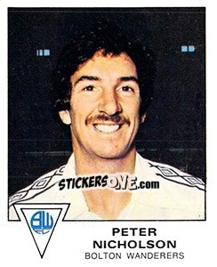 Figurina Peter Nicholson - UK Football 1979-1980 - Panini