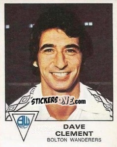 Sticker Dave Clement - UK Football 1979-1980 n. 40 - Panini