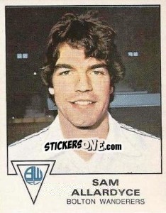 Cromo Sam Allardyce - UK Football 1979-1980 - Panini